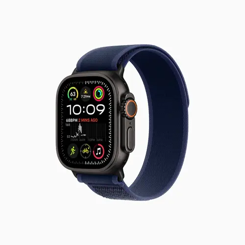 ساعت هوشمند اپل مدل Ultra 2 Black Titanium Case Trail Loop 49mm (2)